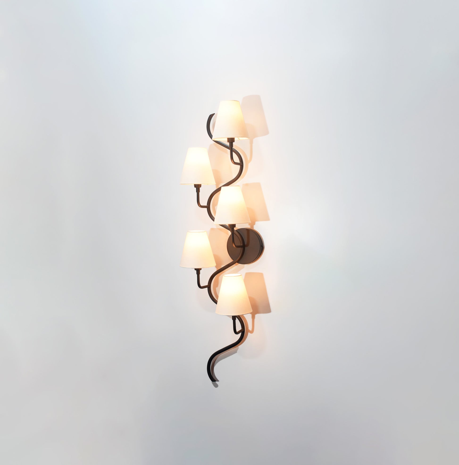 Transform Your Room with a Black Five Lamp Vertical Fixture