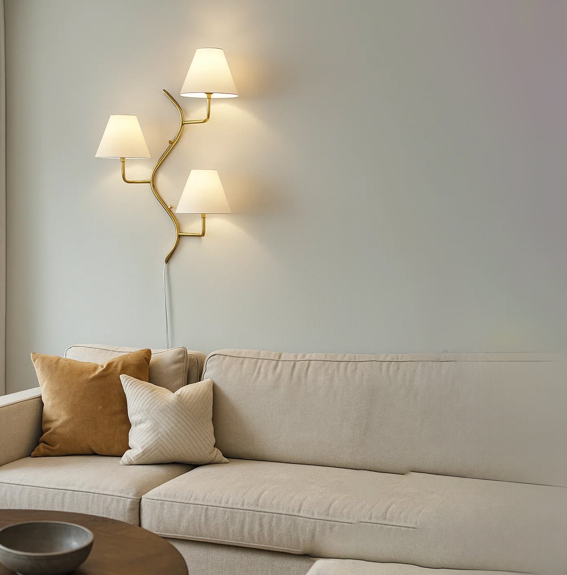 Discover the Charm of Dual-Shade Golden Wall Lamps