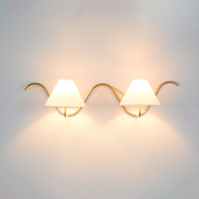 Best Golden Wall Lamps with Dual Bulb Options golden