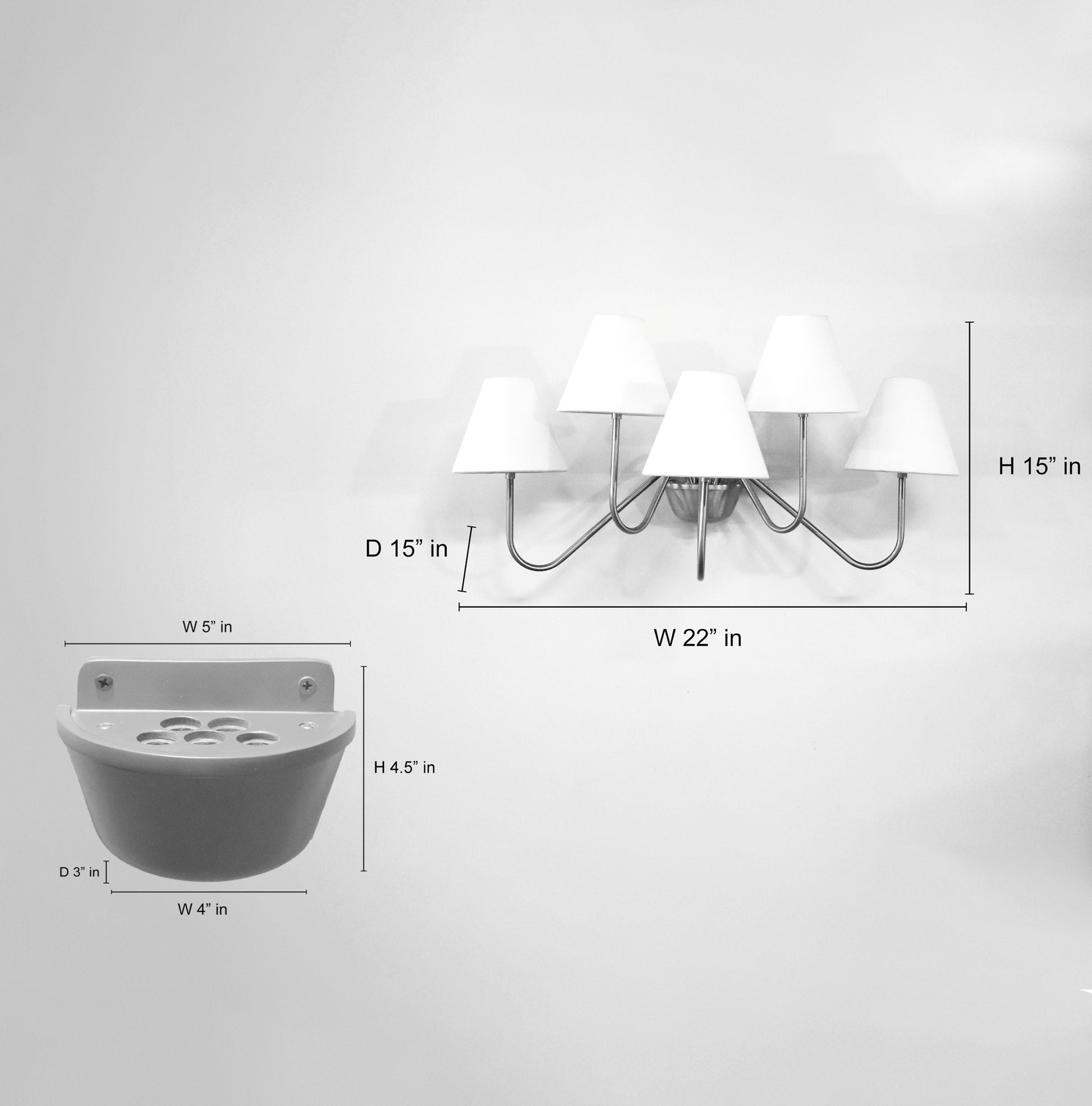 Style Your Space with a Five Light Wall Lamp
