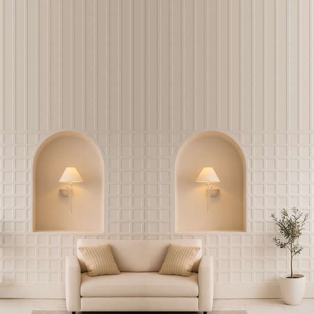 Chic Cream Wall Sconces That Define Luxury Living white