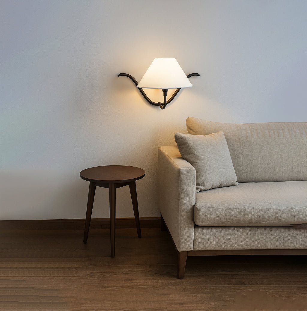 Illuminate Your Space with Black Wall Lamps, No Canopy Needed
