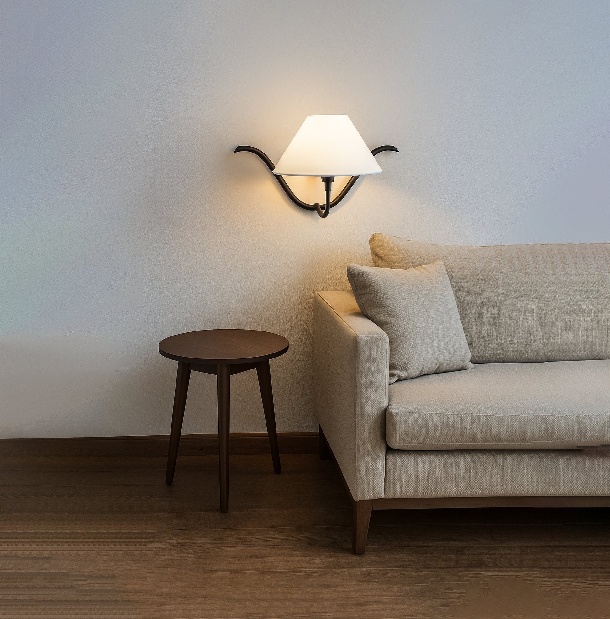 Illuminate Your Space with Black Wall Lamps, No Canopy Needed