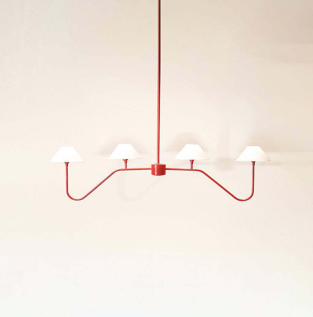 The Art of Lighting: Unique Red Chandeliers Unveiled Red