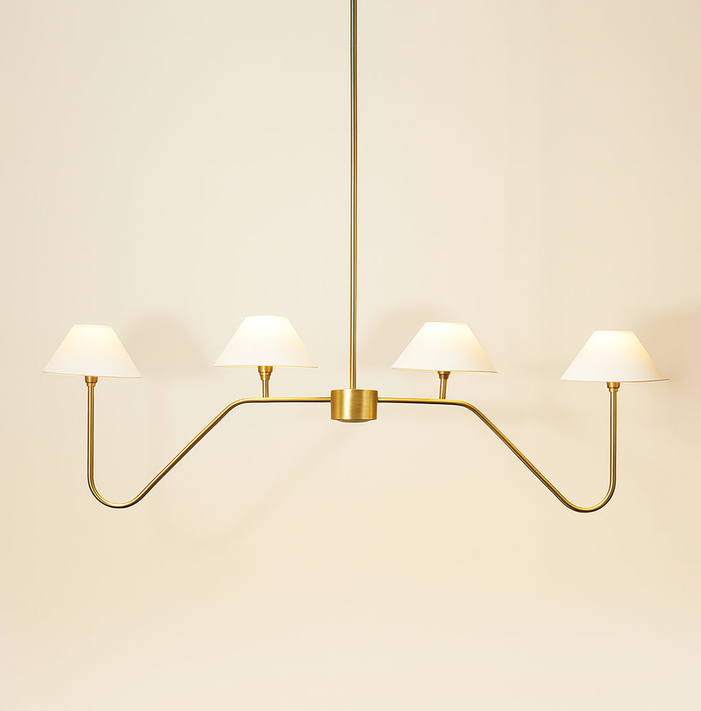 Six Golden Chandelier  A Touch of Luxury golden