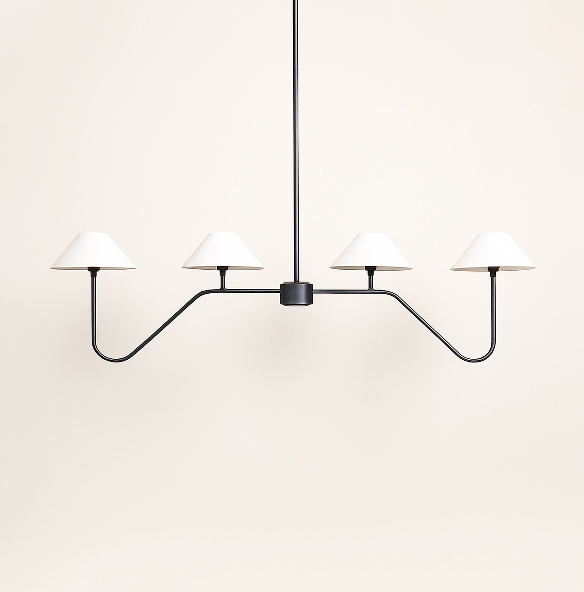The Allure of Six-Lamp Black Chandeliers for Modern Homes matte black