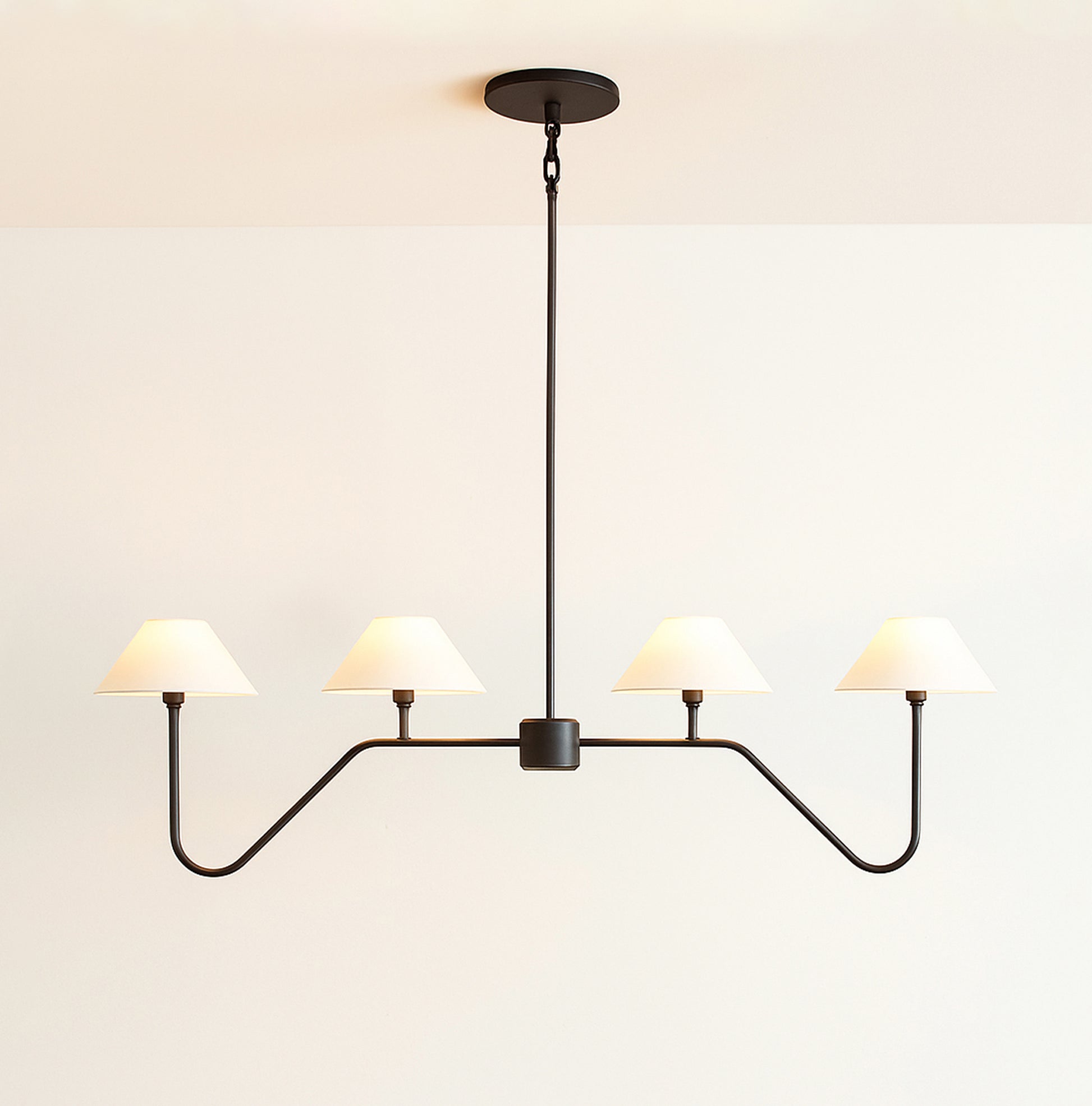 The Allure of Six-Lamp Black Chandeliers for Modern Homes matte black