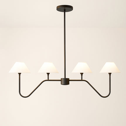 The Allure of Six-Lamp Black Chandeliers for Modern Homes matte black