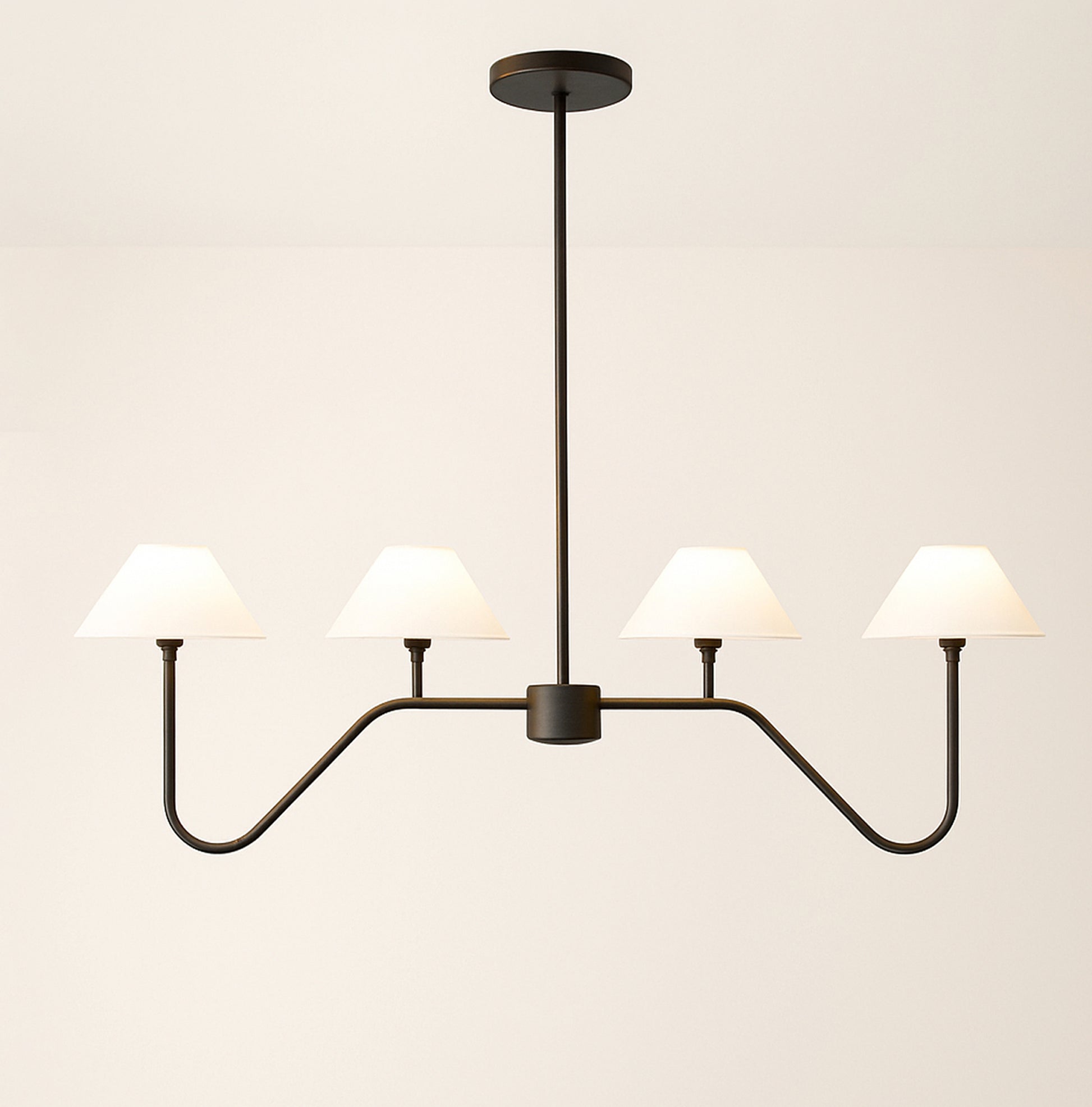 The Allure of Six-Lamp Black Chandeliers for Modern Homes matte black