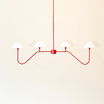The Art of Lighting: Unique Red Chandeliers Unveiled Red