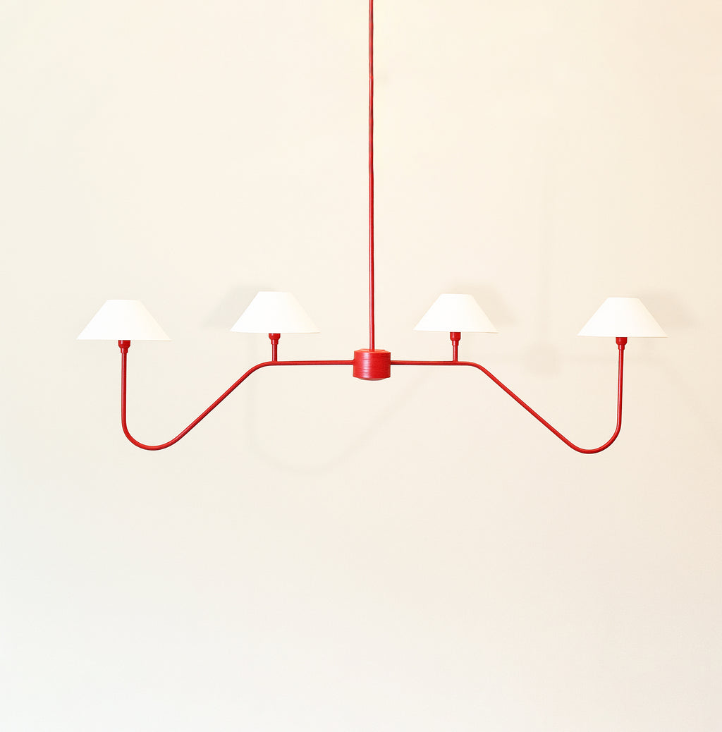 The Art of Lighting: Unique Red Chandeliers Unveiled Red