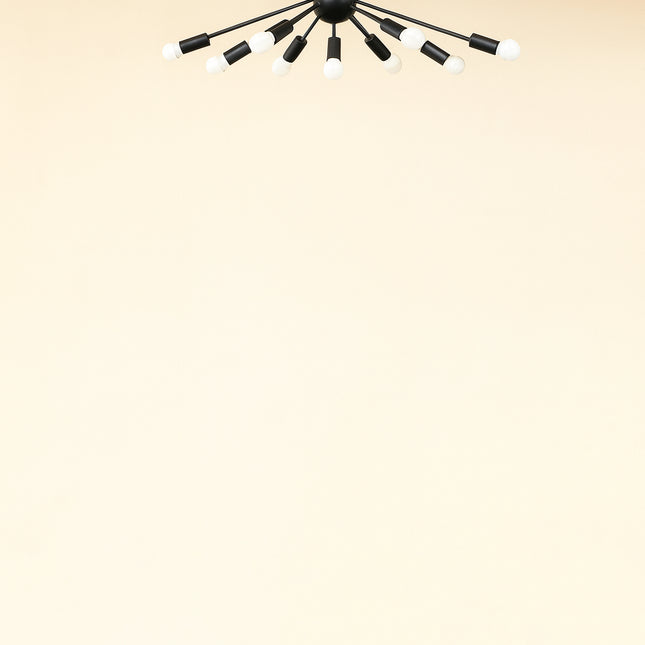 Sophisticated Black and White Chandeliers for Modern Homes matte black