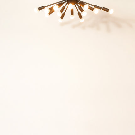 Sophisticated Black and White Chandeliers for Modern Homes matte black