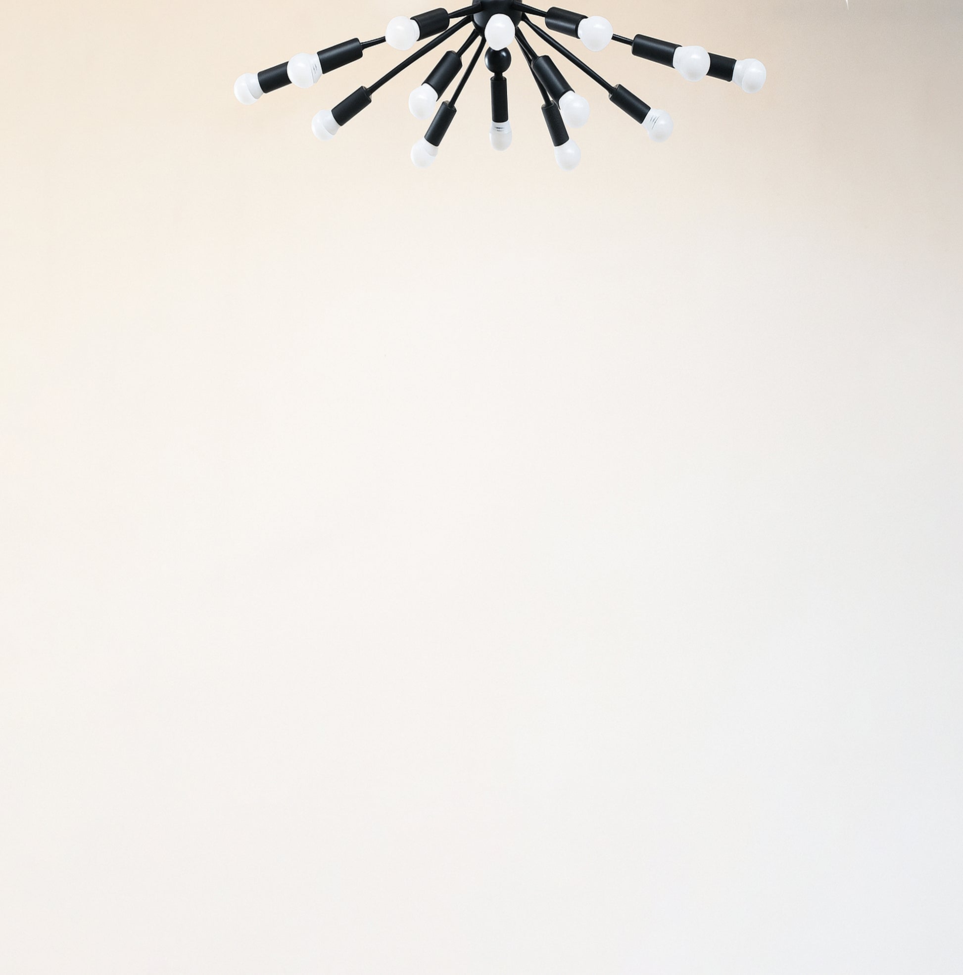 Sophisticated Black and White Chandeliers for Modern Homes matte black