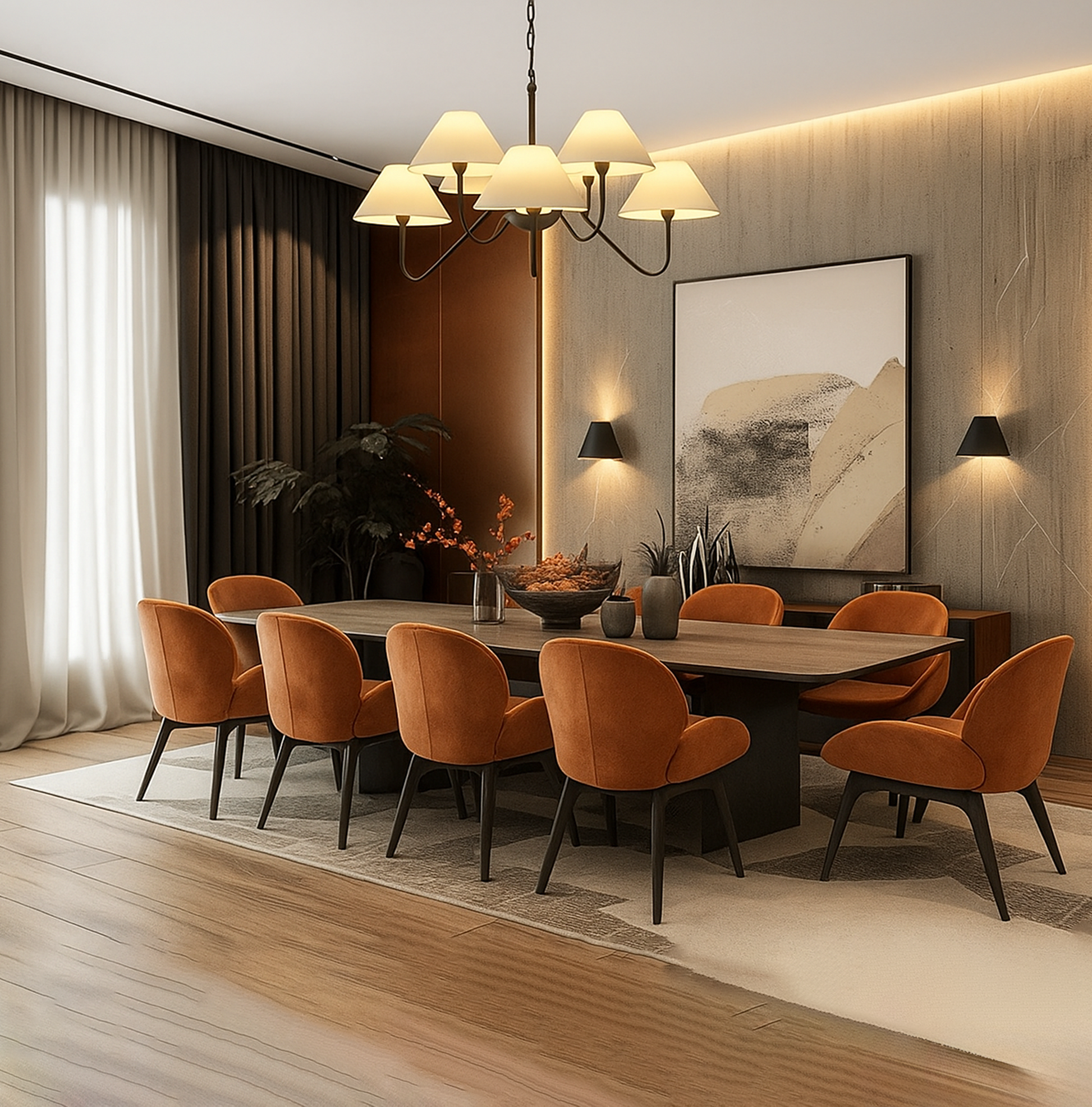 Maintain Your home decor with chandelier lamp matte black