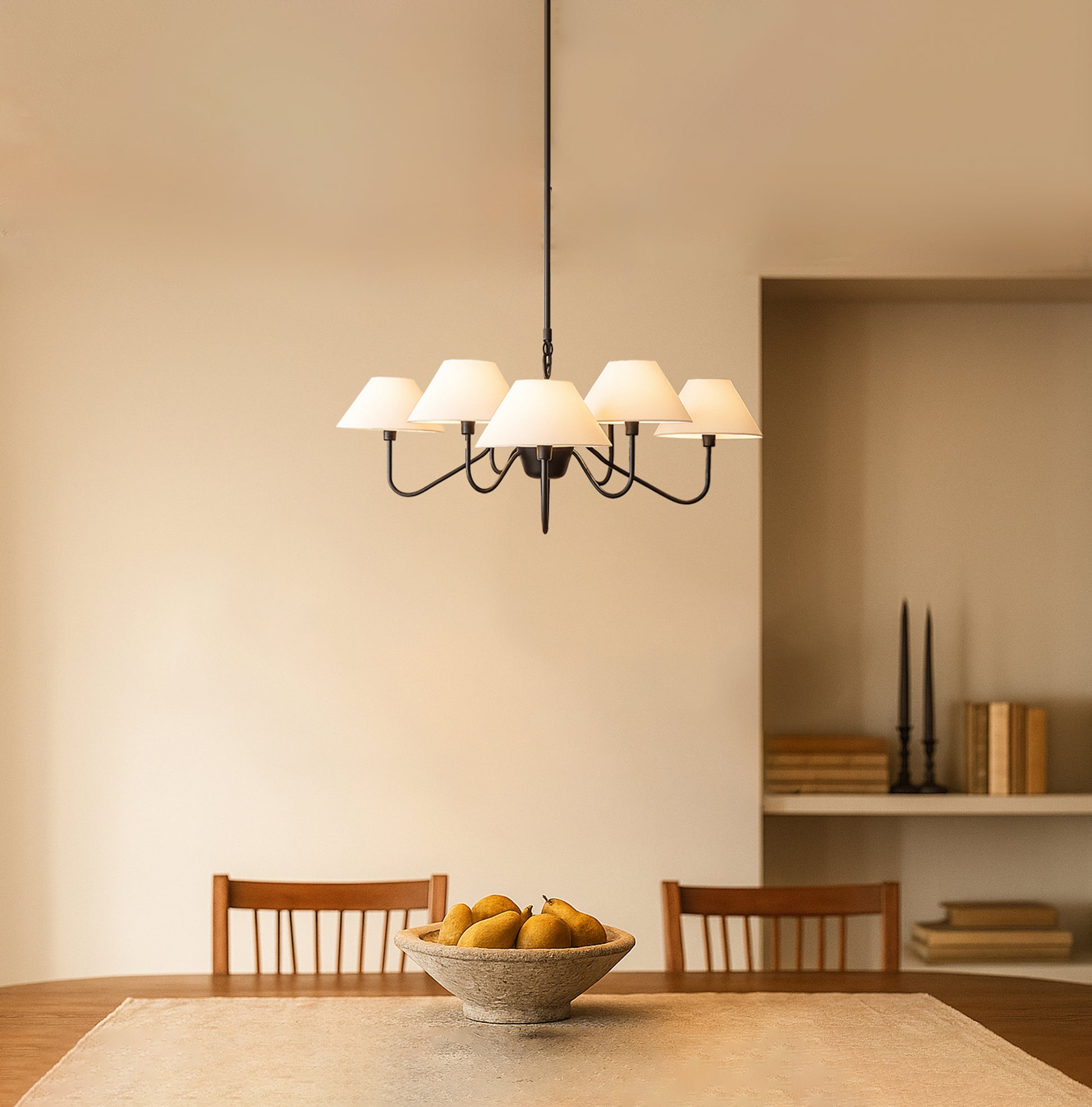 Maintain Your home decor with chandelier lamp matte black