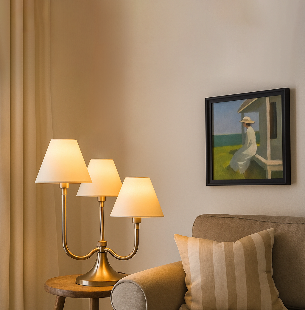 Brighten Up: Table Lamps with Diverse Shade Options matte black