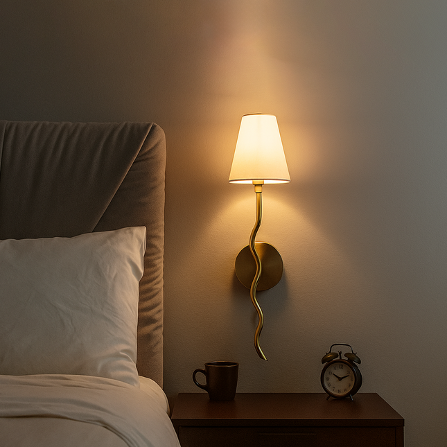 The Allure of Vertical golden Lamps in Home Design