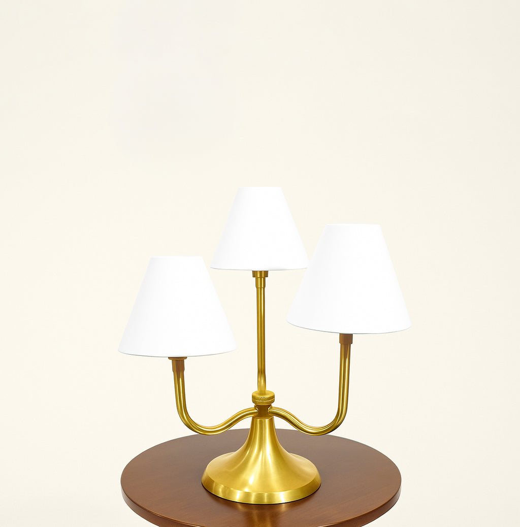 Unique Shade Table Lamps: Style Meets Functionality Gold