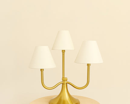 Unique Shade Table Lamps: Style Meets Functionality Gold