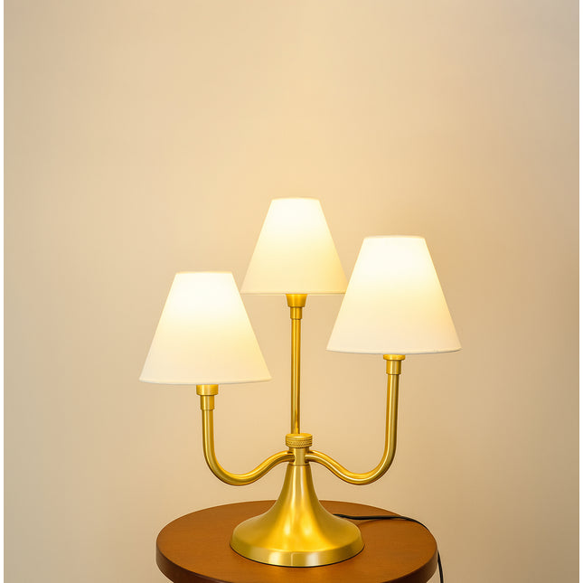 Unique Shade Table Lamps: Style Meets Functionality Gold