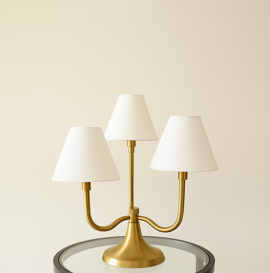 Unique Shade Table Lamps: Style Meets Functionality Gold