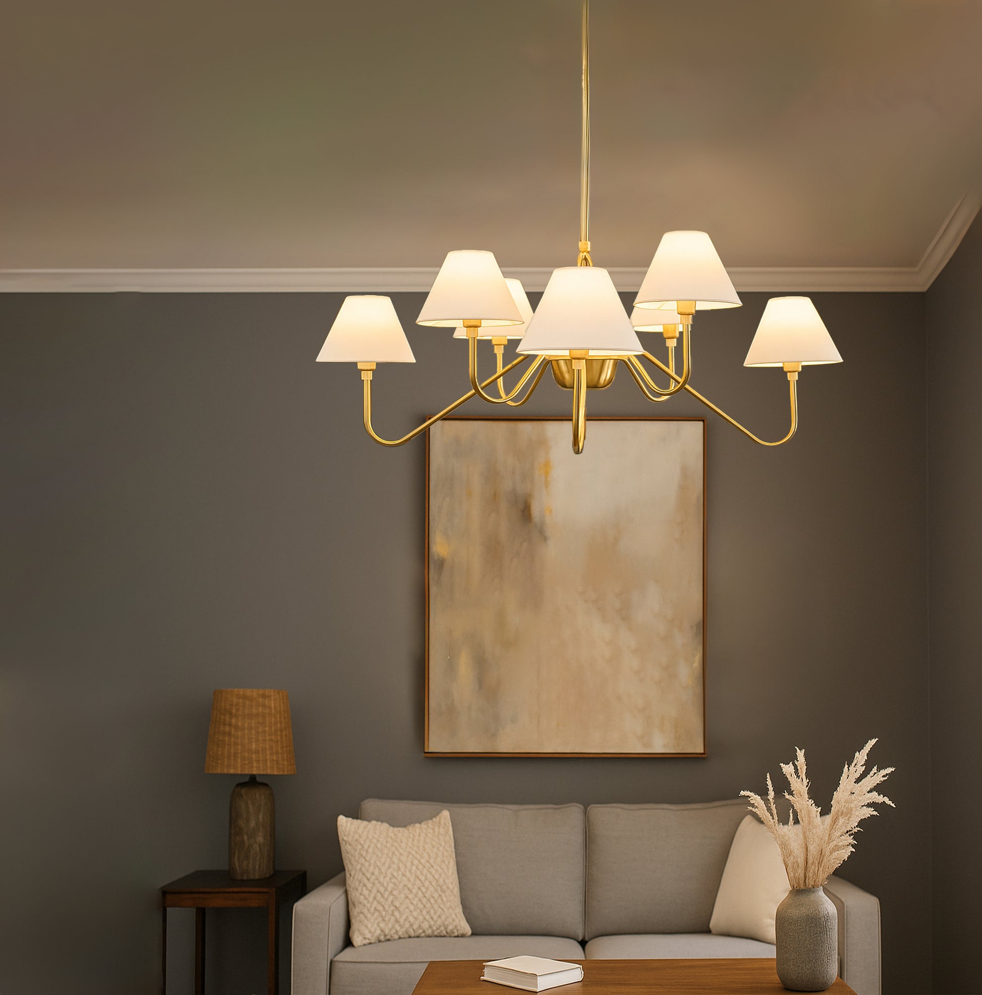 Transform Your Home with a Stunning Golden Chandelier golden