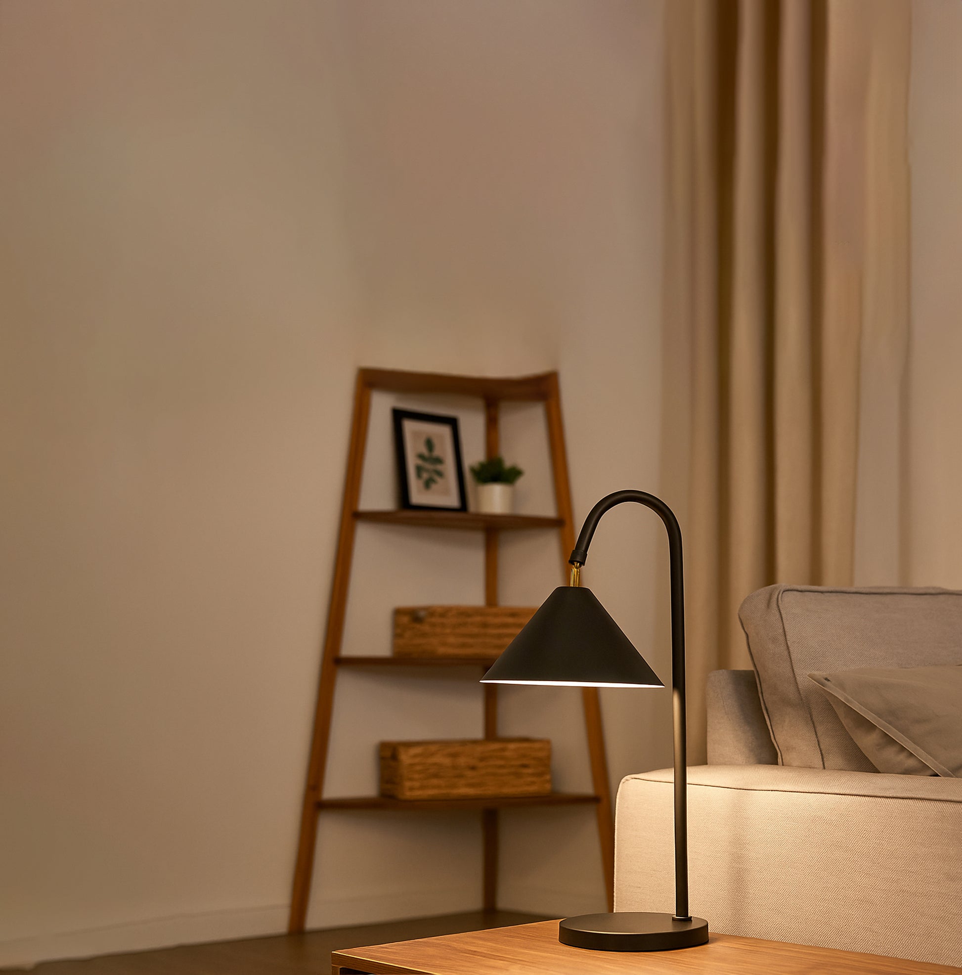 Unique Table Lamps for Every Room matte black