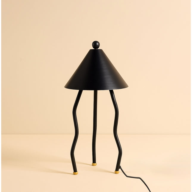 Discover the Magic of Jellyfish Metal table tripod Lamps matte black