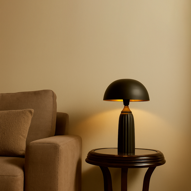 Discover the Charm of Black Mushroom Lamps Matte black