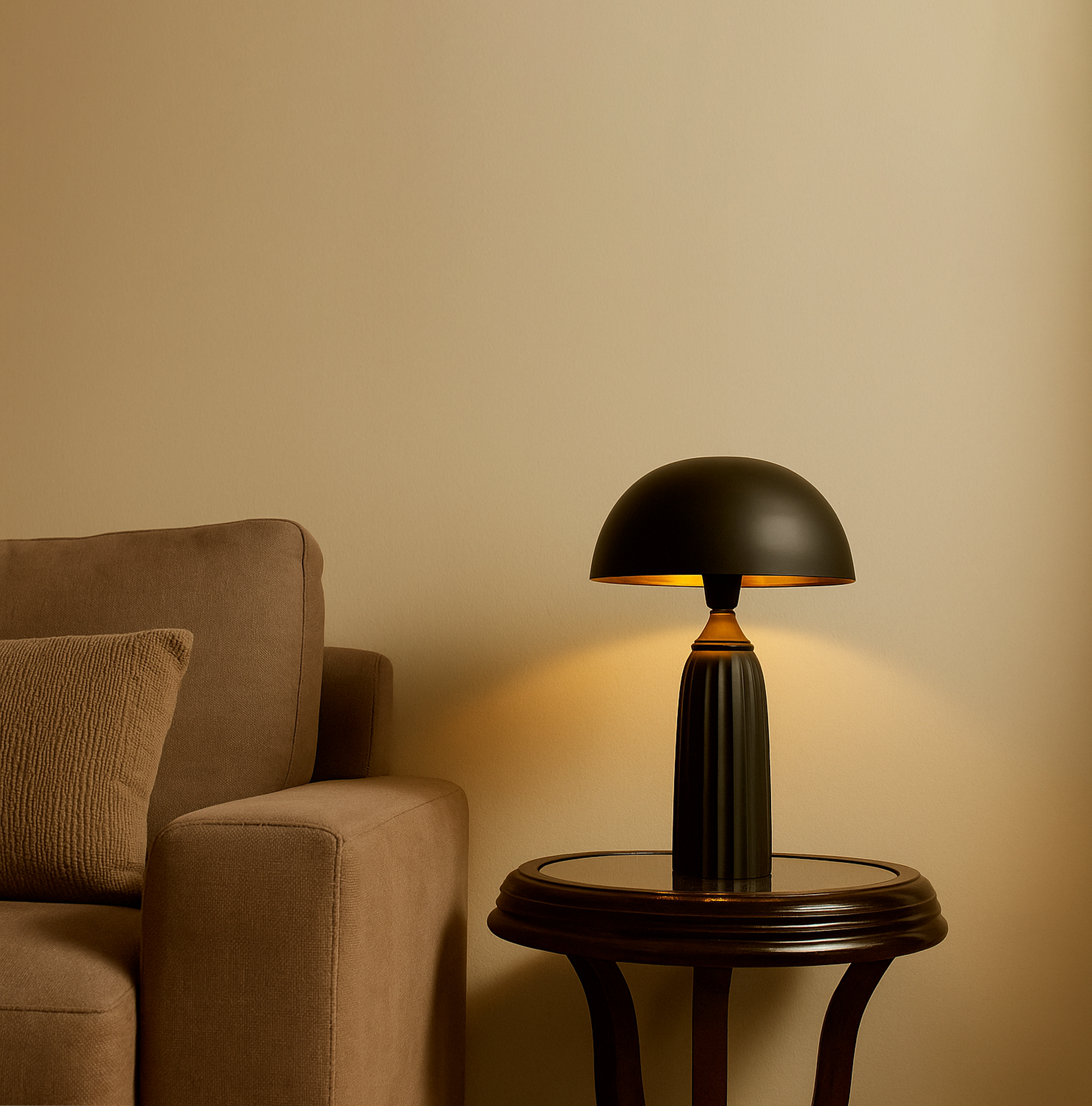 Discover the Charm of Black Mushroom Lamps Matte black