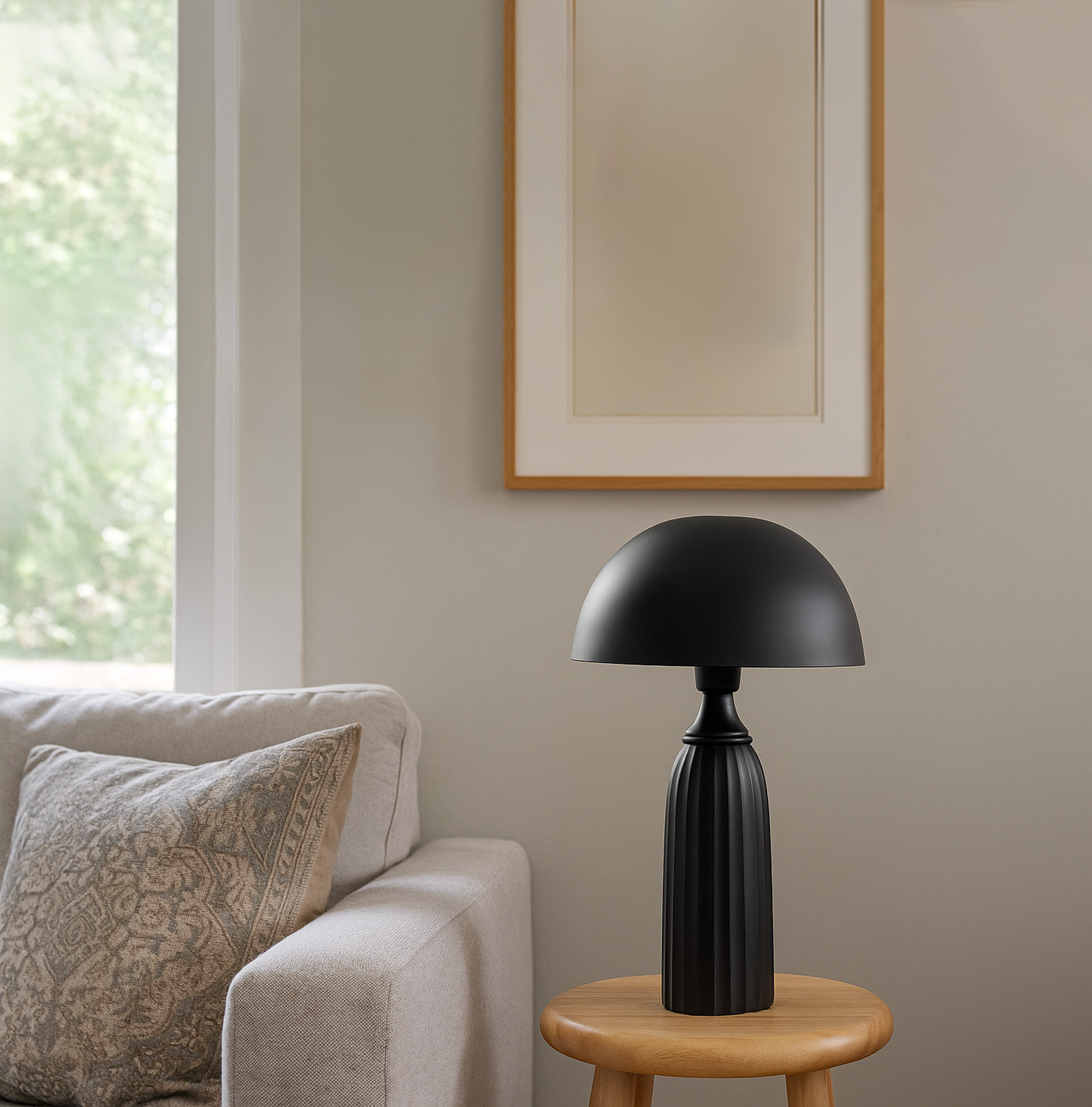 Discover the Charm of Black Mushroom Lamps Matte black