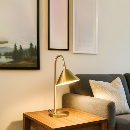 Table Lamps That Enhance Your Workspace golden
