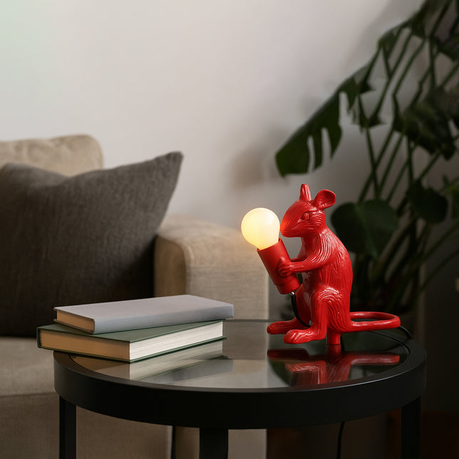Transform Your Desk with a Red Mouse Lamp Red
