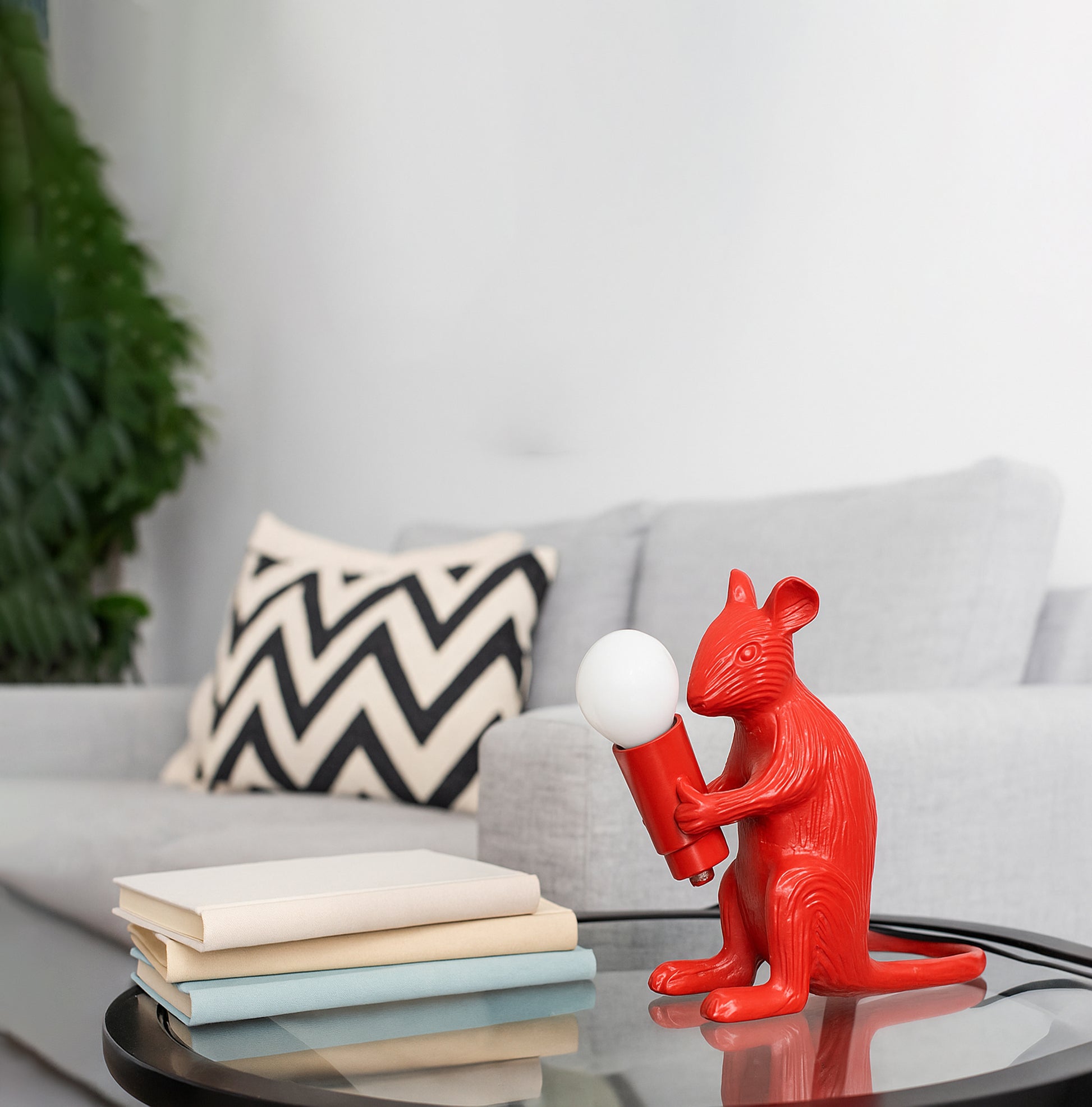 Transform Your Desk with a Red Mouse Lamp Red