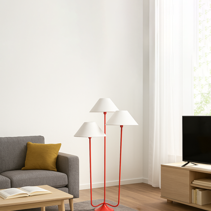 The Allure of Red: Floor Lamps That Dazzle Red
