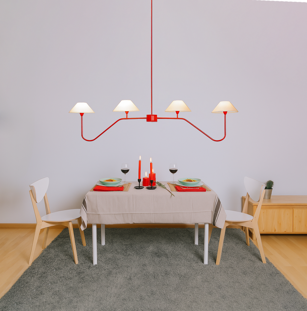 The Art of Lighting: Unique Red Chandeliers Unveiled Red