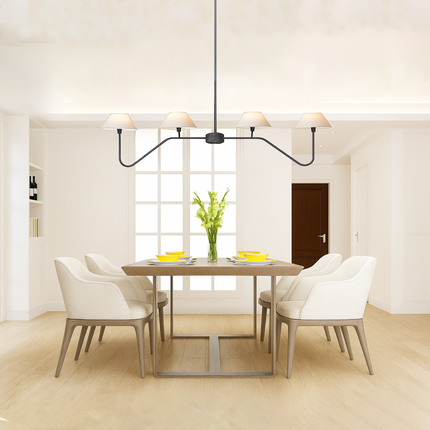 The Allure of Six-Lamp Black Chandeliers for Modern Homes matte black