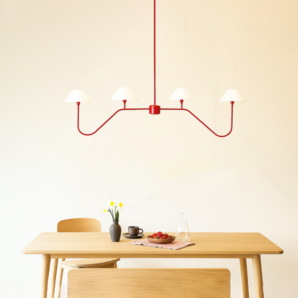 The Art of Lighting: Unique Red Chandeliers Unveiled Red