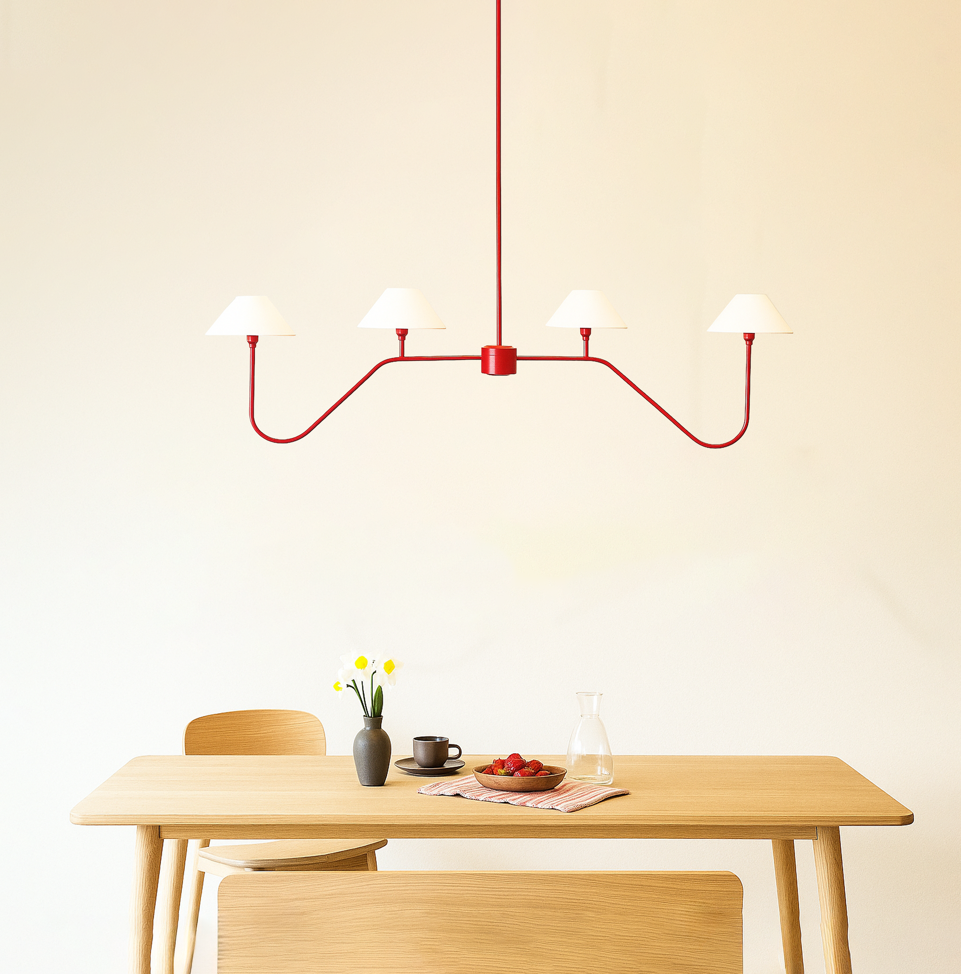 The Art of Lighting: Unique Red Chandeliers Unveiled Red