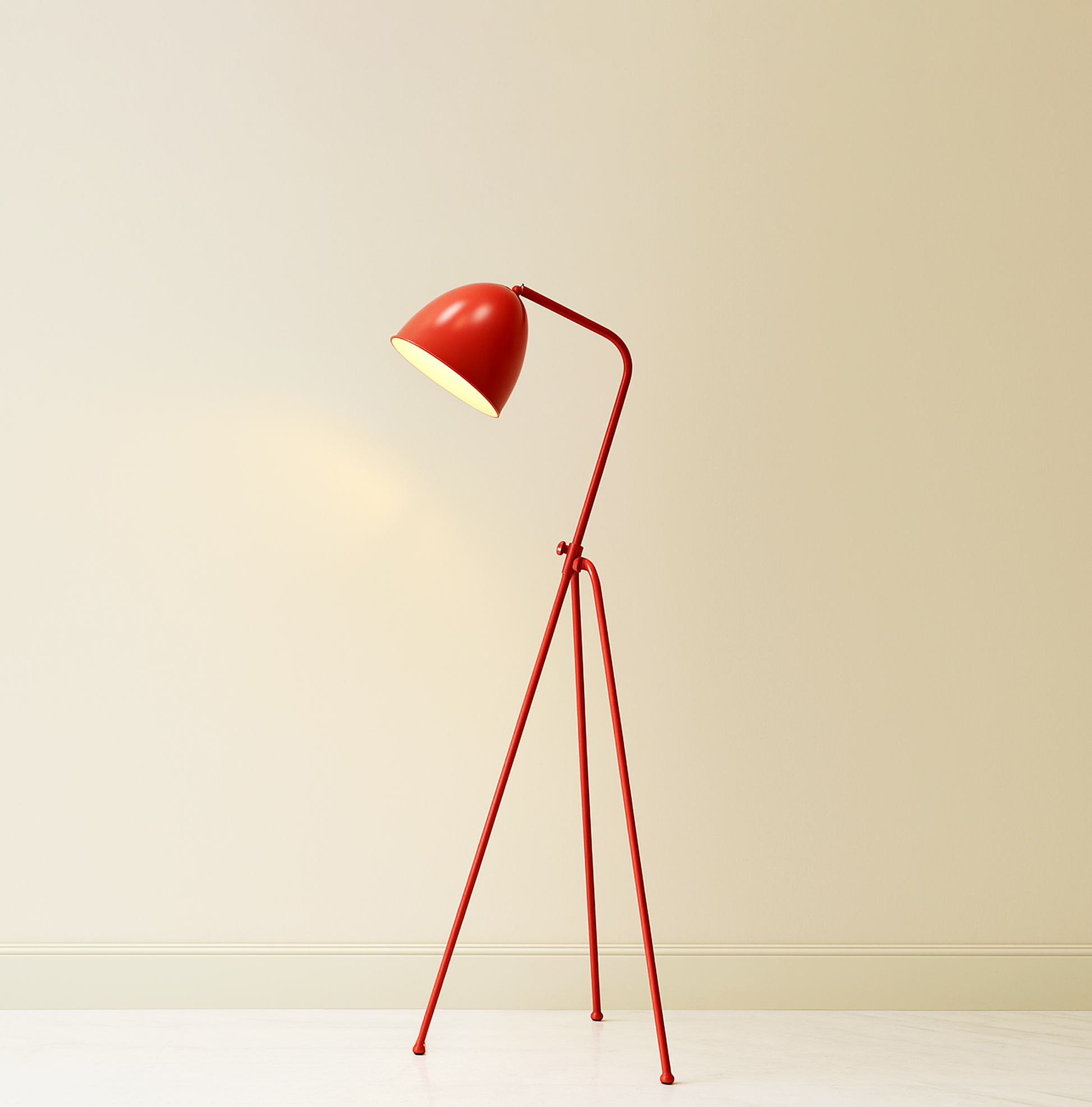 Maintain Your home decor with Floor lamp Red