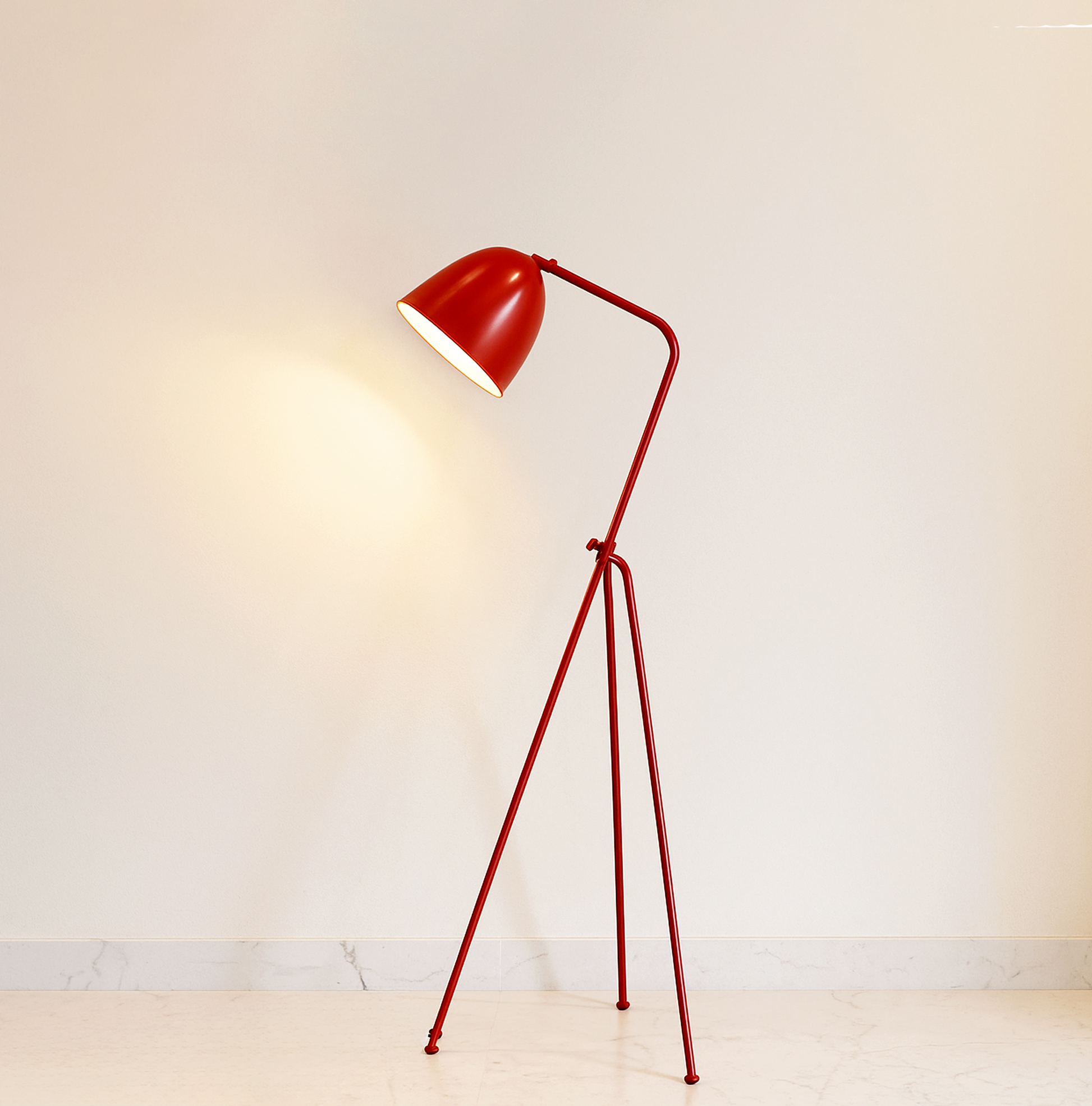 Maintain Your home decor with Floor lamp Red
