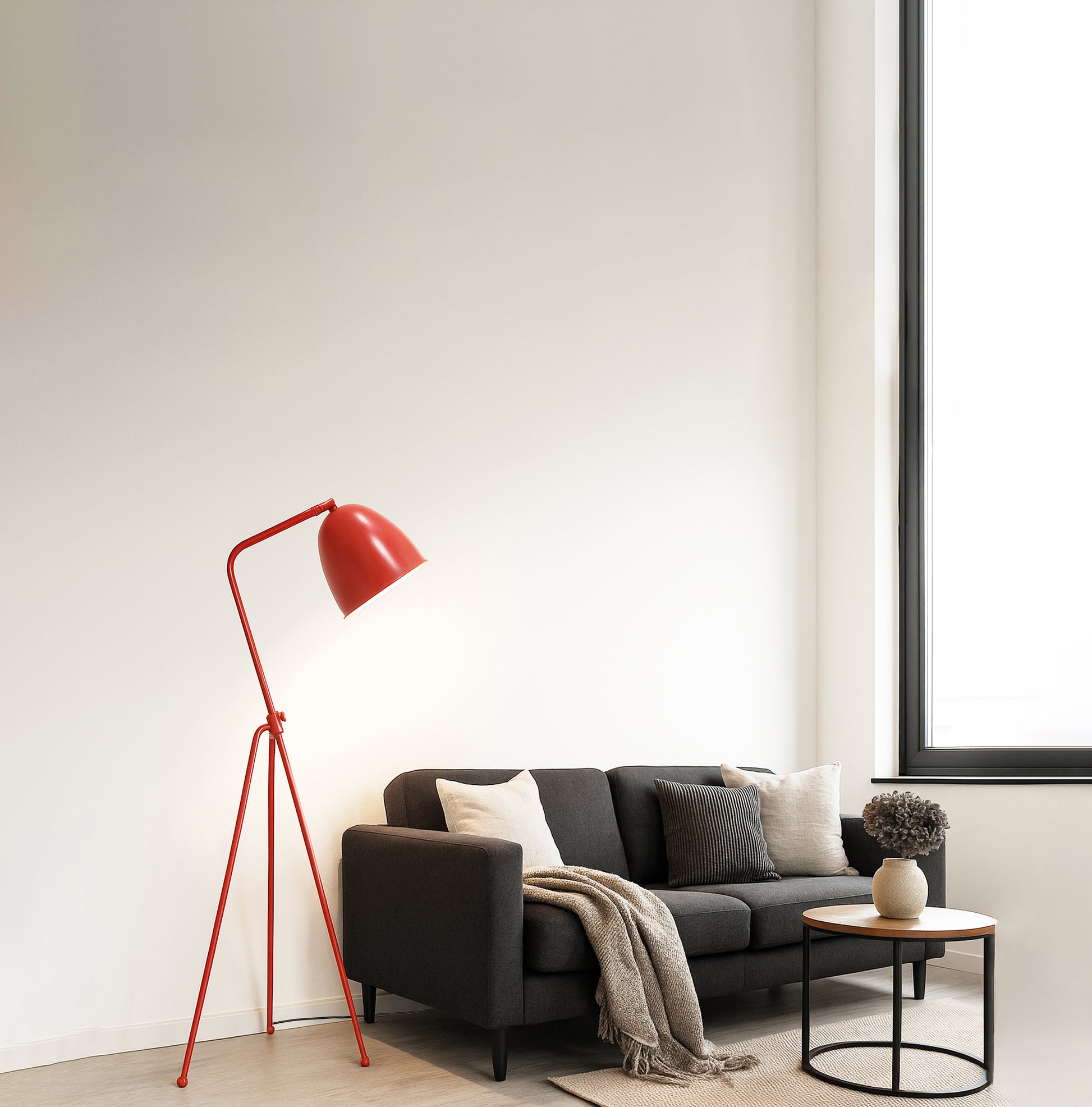 Maintain Your home decor with Floor lamp Red