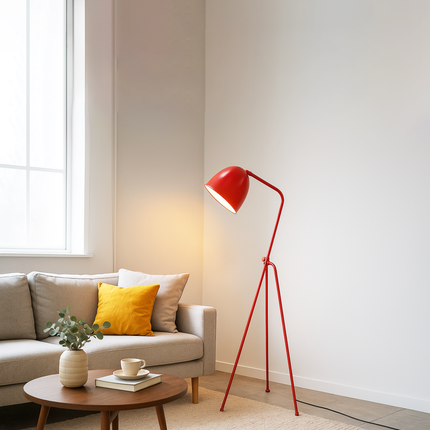 Maintain Your home decor with Floor lamp Red