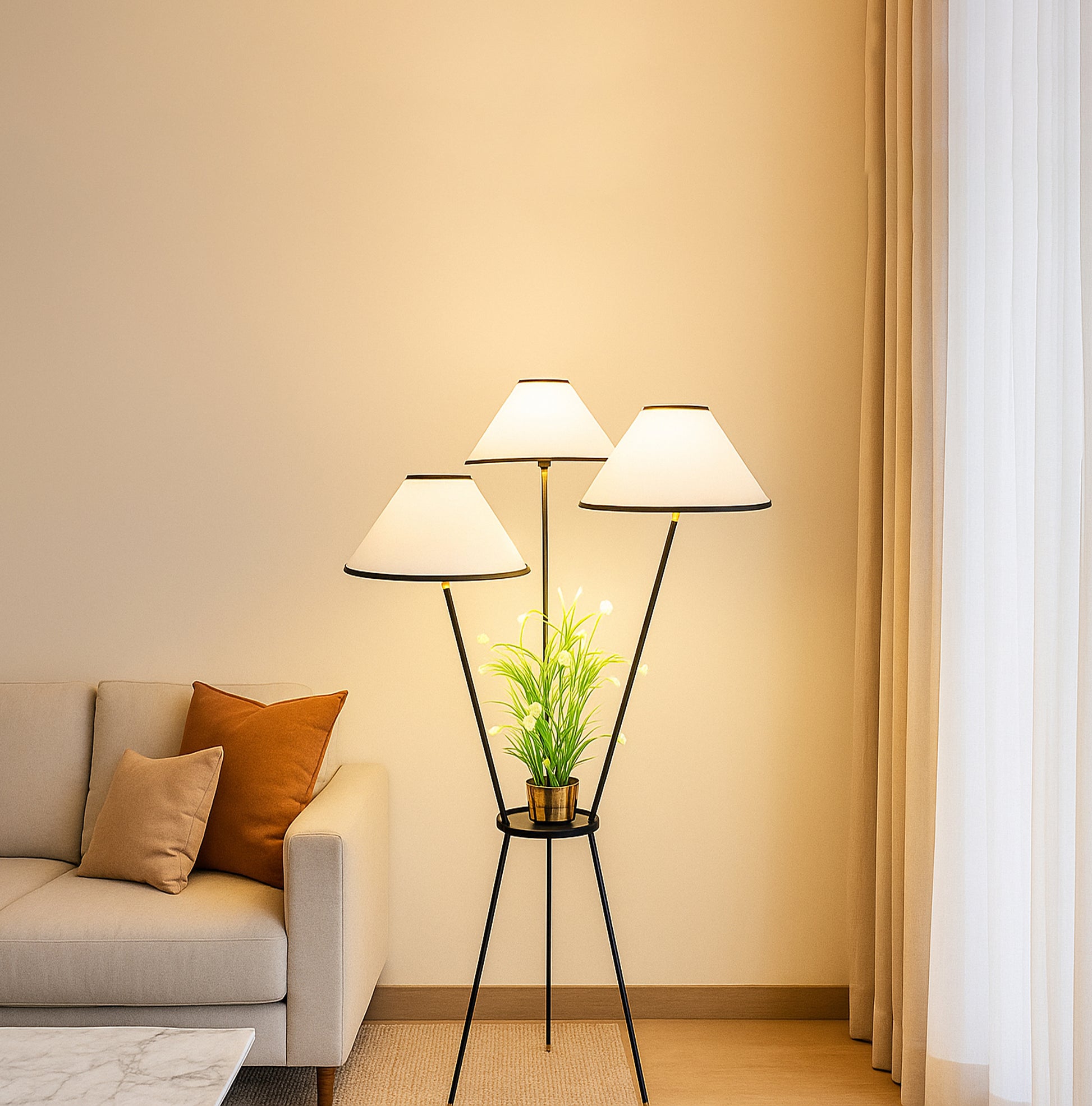Stunning Floor Lamps to Brighten Your Home matte black