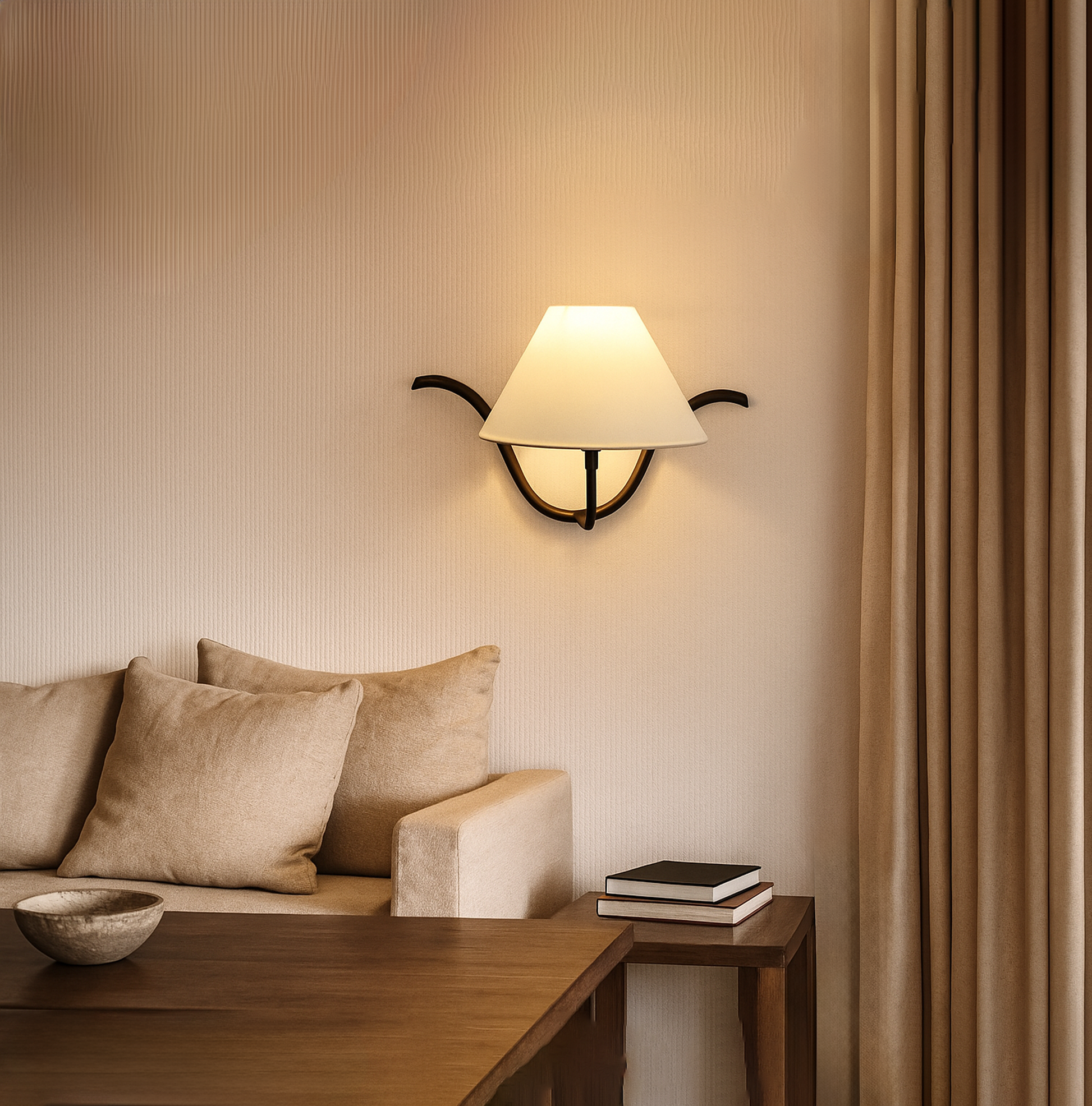 Illuminate Your Space with Black Wall Lamps, No Canopy Needed