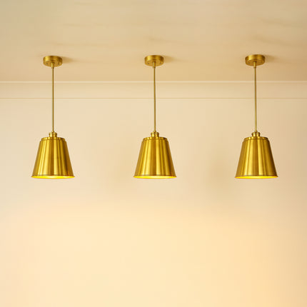 Best Golden Hanging Lights for Modern Interiors golden