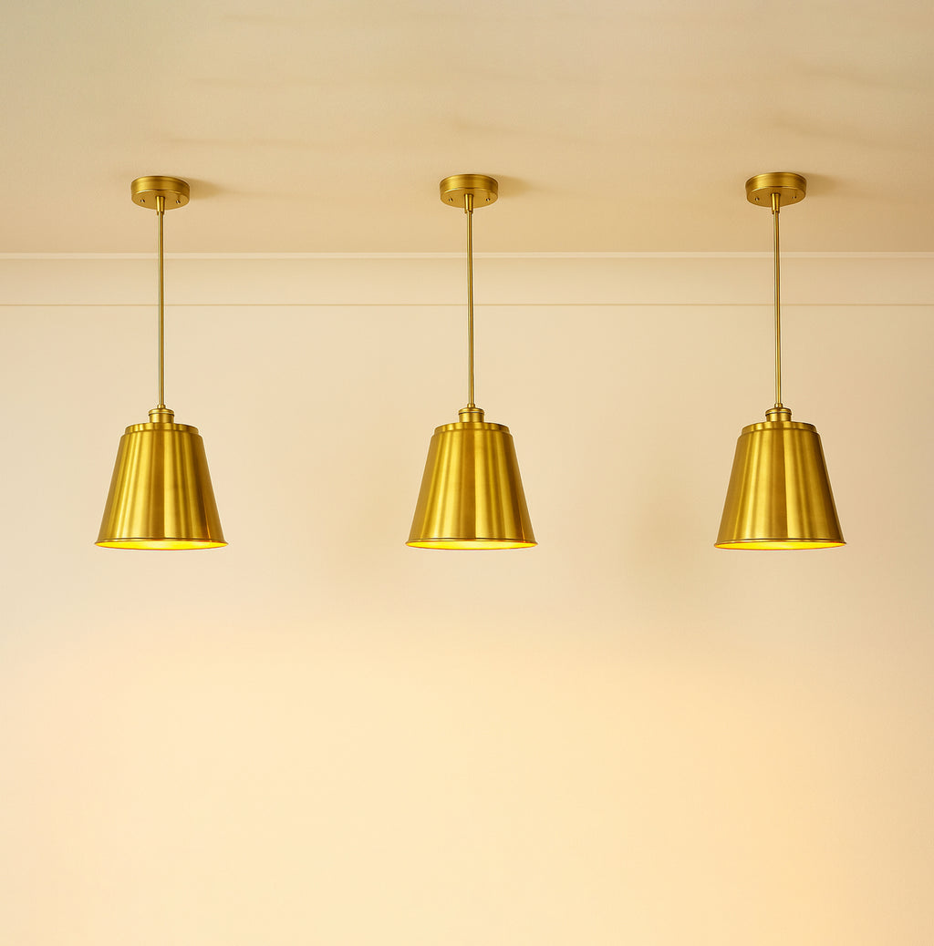 Best Golden Hanging Lights for Modern Interiors golden