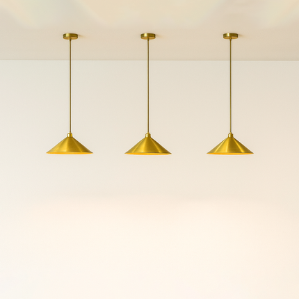 Style Your Space with Golden Hanging Lamps Golden