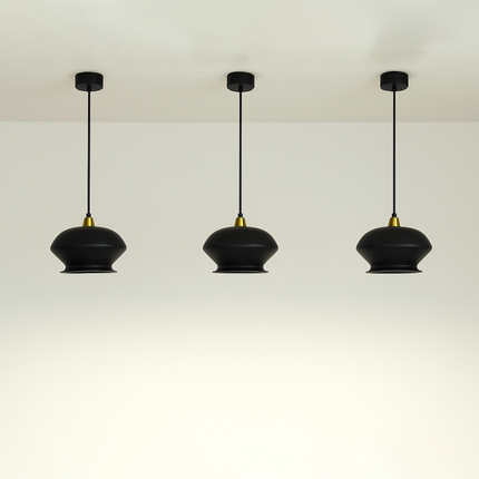 Brighten Up Your Home with a Black Hanging Lamp black